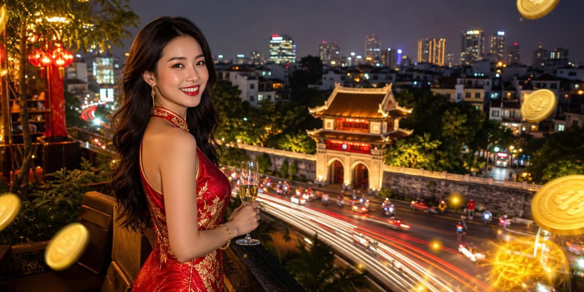 Màn hình điện thoại hiển thị ứng dụng cá cược tại Hà Nội về đêm
